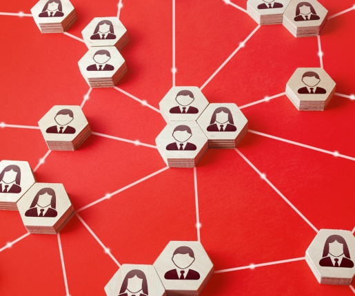 Symbolbild Netzwerk für News